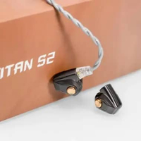 DUNU TITAN S2 1DD WITH DUAL CHAMBER & MAGNETIC CIRCUIT DRIVER IEM EARPHONE Macadamia