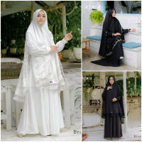 AJWA SYARI BY ARSY HIJAB GAMIS RENDA TILE HIJAB MEWAH PREMIUM UMROH HAJI SERIES