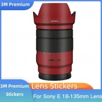 SEL18135 Camera Lens Sticker Coat Wrap Protective Film Body Protector Decal Skin For Sony E 18-135 18-135mm F3.5-5.6 OSS E18135