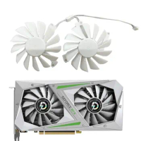 2 fans 85MM suitable for Panlei RTX3060Ti Moye graphics card cooling fan