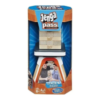 เกมทักษะและความสามารถในการท้าทาย Jenga Pass, Hasbro, สำหรับผู้เล่นที่ 2+, แบรนด์ใหม่