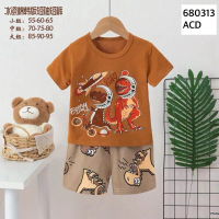 Setelan kaos anak import  Berbahan kaos organic import