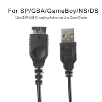 Delicate Charging Cable Hot Selling Black 1.2m 3.9ft USB Charger Games Accessories for DS NDS Gameboy Advance SP GBA SP