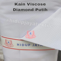 Kain Doby Viscose Diamond Putih Lb 150 Baju Bela Diri