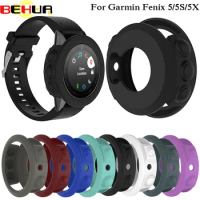 Silicone Protective Case Cover For Garmin fenix 5/5S/5X Wristband Bracelet Protector Shell for Fenix 5x 5s 5 Plus Smart Watch