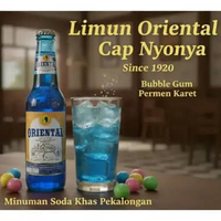 LIMUN ORIENTAL Bubble Gum (Permen Karet) 300ml - Minuman Soda Pekalongan - Minuman Jadul
