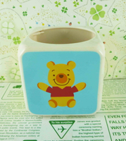 【震撼精品百貨】Winnie the Pooh 小熊維尼 方筆筒-藍 震撼日式精品百貨