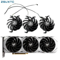 T129215SU Graphics Cards Fan RTX3080 RTX3060 RTX3070 For GALAX RTX 3060 3070 3080 3090 Ti METALTOP Graphics Card Fans Cooling