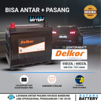 Aki Mobil Kia Rio 2012 / 2019 Delkor MF 55D23L Aki Kering MF