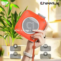 Cheerlux C1 Mini Pocket Projector Portable Proyektor Support HD 720P