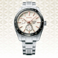 SEIKO精工 PRESAGE新銳系列麻葉圖騰GMT機械腕錶 禮物推薦 畢業禮物 6R64-00G0S/SPB273J1