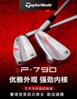 【台灣公司 可開發票】第四代P790鐵桿組男士刀背式全套鍛造高容錯高爾夫球桿銀色黑武士