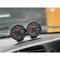 Works Engineering 60mm Pro II Plus Boost Gauge with 3.0m Boost Bar – Original Car Gauge – LED Warnin