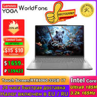 Lenovo AI Laptop YOGA Pro 16s Ultra9-185H RTX4060 8G 16-inch 32G 1T SSD 165Hz Touch Screen 100% P3 Notebook Win11 PC