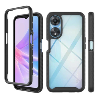Heavy Duty Protection Cover For OPPO A78 5G Case Shockproof Clear Crystal Phone Case Funda OPPO A 78 5G