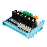 6-Channel PLC DC Amplifier Board Output Protection Board With Optocoupler Isolation Contactless for PLC Use