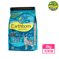 【Earthborn 原野優越】野生魚低敏無穀貓-鯡魚+蔓越莓-6kg(成貓飼料、全齡貓飼料、WDJ、低過敏)