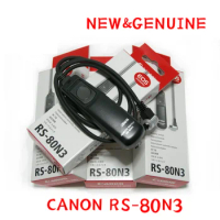 New Original Remote Control Shutter Release Cable As RS-80N3 for Canon EOS 1DX 1DX2 1DX3 5D3 5D4 5DS 6D2 7D2 1V &amp; 3 SLR Camera