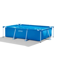 28271 Intex swimming pool Outdoor 260cmX160cmX65cm large family deep inflatable pool rectangular frame pool