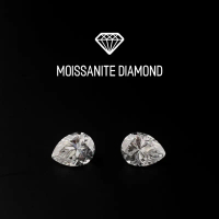 Moissanite Diamond D-Color VVS1 Pear Shape - เพชรโมซาไนท์ เพชรโมอีส รูปหยดน้ำ [Size 6x8mm] คําแนะนํา