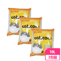 預購 Cat.com 精油驅蟲貓砂-尤加利/檸檬/薰衣草 10L(三包組)