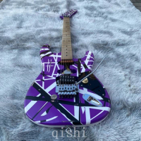 in stock 2024 years popular vintage electric guitar 22 fret maple wood fingerboard beautiful purple color