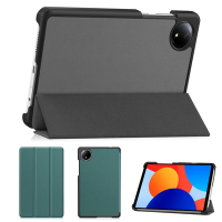 □休眠喚醒 潮流輕薄款□ Xiaomi 小米 Redmi Pad SE 8.7吋 平板電腦保護套 三折斜立 專用皮套