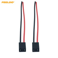 FEELDO 2PC Car H7 LED HID Headlight Cable Connector Plug Lamp Bulb Socket Automotive Wire Halogen Adapter Holder #HQ5960