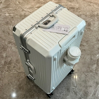 鋁框款行李箱 咖啡架 多功能內裡 海關鎖 彈簧剎車旅行箱 30吋 32吋 大容量 胖胖箱  拉桿箱 行李箱