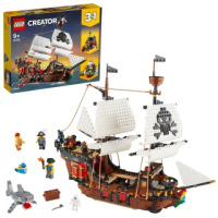 【LEGO 樂高】創意百變系列3合1 海盜船 31109 海盜 模型(31109)
