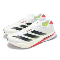 【adidas 愛迪達】慢跑鞋 Adizero Boston 13 M 男鞋 女鞋 白 黑 紅 緩震 運動鞋 愛迪達(JS4932)