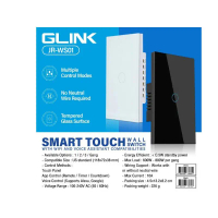 Glink Jr-Ws Smart Touch Light Switch – Control Via Mobile Phone Supports Alexa/Google Home