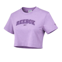 Prep Chenille เสื้อยืดผู้หญิง สีม่วง