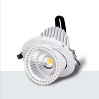 Adjustable 50W COB LED Downlights LED Recessed Ceiling Lamps AC85-265V Clothes Shoe Store Commerical Supermarket