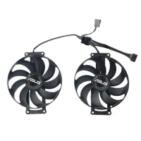 Video Card Fan For ASUS DUAL GeForce RTX 3060 3060 Ti V2 MINI 87MM T129215SU FDC10H12S9-C Graphics Card Replacement Cooling Fan