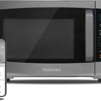 Toshiba ML-SEM23P(BS) Smart Countertop Microwave, Voice Control with Alexa, Free Recipe in APP, Kitchen Essentials