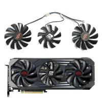 3 FAN Brand new 95MM 85MM DIY GPU fan for POWERCOLOR RX6700XT 6750XT 6800XT 6900XT Devil graphics card