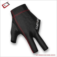 Glove Cuetec Axis / Sarung Tangan Billiard Cuetec Axis Original Left & Right Bridge L Black