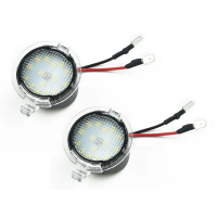 2 pcs Lampu Cermin Sisi Super Terang 18 LED untuk Ford F-150 Kalis Air
