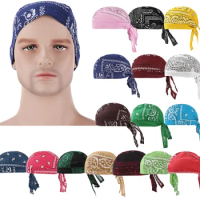 Women Men Bandana Hat Unisex Adult Durag Hip Hop Cap Breathable Chemo Turban Wigs Pirate Beanies Head Scarf Headwrap Headwear