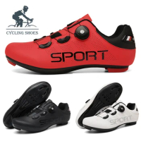 Men's cycling shoes Road riding shoes Road bottom speed racing shoes Wear resistant non-slip outdoor bike shoes