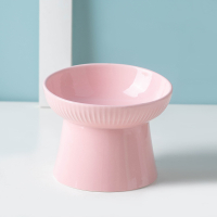Cat bowl ceramic Dog bowl ceramic bowl ceramic Elevated ceramic cat bowl Cat neck protection bowl C