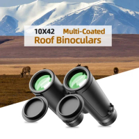 10x42mm HD binoculars Portable adult telescope Birthday gift Quick focus cell phone binoculars for concerts outdoor trips