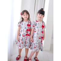 NemaNimu - OLIN Dress Batik Modern Anak | Dress Batik Anak Perempuan | Batik Lucu Anak