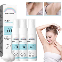 Fast Hair Removal Spray Bubble Care Painless Mild Underarm Private Depilatory Inhibit Growth Privacy Division Hair Removal Spray