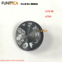 New G7X Mark III Mode Dial Button Wheel Repair Parts for Canon for PowerShot G7X3 Top Cover Digital Camera