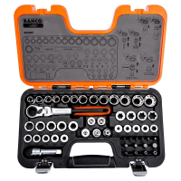 【BAHCO】瑞典魚牌 53件式 多功能棘輪扳手套筒工具組 S530T(#手工具 #工具組)