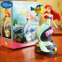 Disney Anime Little Mermaid Ariel Action Figure Toys Ariel The Princess Collectible Room Decoration Model Toys Birthday Gifts