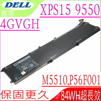 DELL 4GVGH 電池 戴爾  Precision 5510 M5510 XPS 15 9550 15-9550 T453X 01P6KD P56F P56F001 M7R96