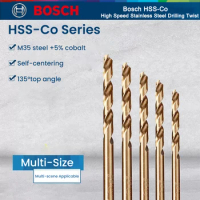 Bosch HSS-Co Metal Drill Bits High Speed Stainless Steel Drilling Twist HSS Co Twist Drill Bit Match For GSR/GSB/GBM Power Tools